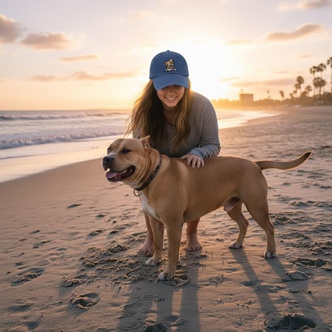 Pet Dog Lover Gifts,Embroidered Dog Baseball Hats for Men Women Dad Mom