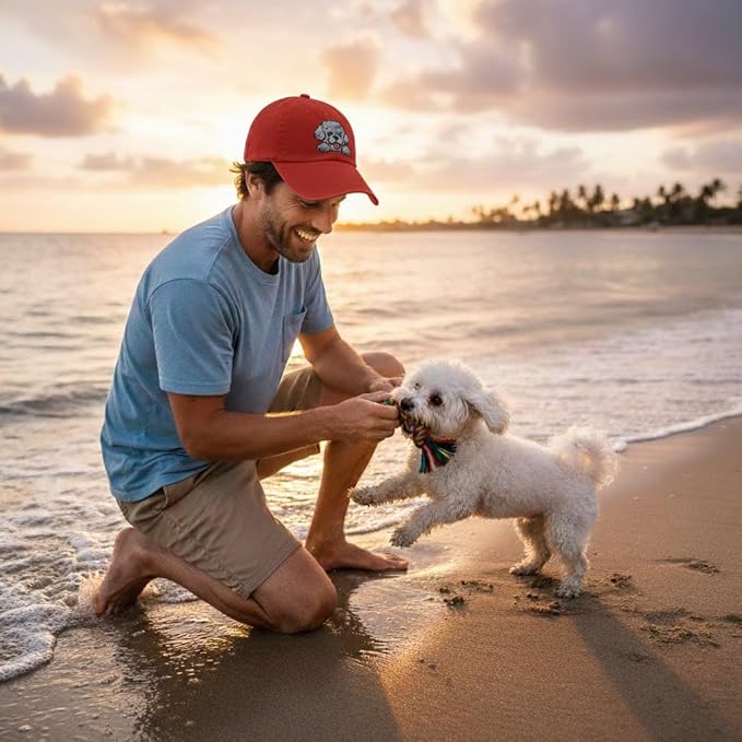Pet Dog Lover Gifts,Embroidered Dog Baseball Hats for Men Women Dad Mom