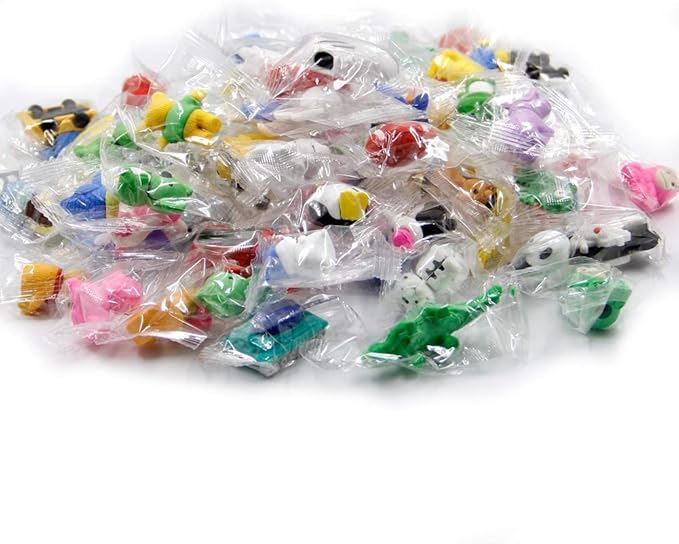 72 Pcs Assorted Animal Pencil Erasers Desk Pets, Bulk Mini Pencil Erasers Gifts - Image 7