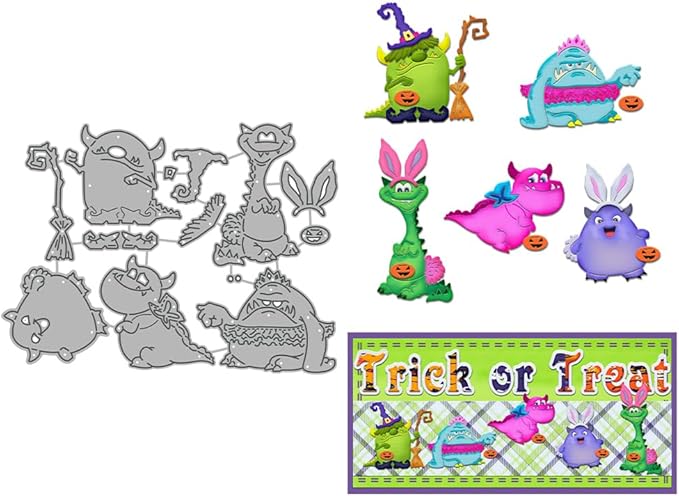 Halloween Clear Silicone stampReusable Stamp - Image 3