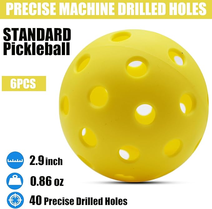 Magicorange Pickleball Balls, 20 Pack USAPA Approved Outdoor Pickleballs - Image 2