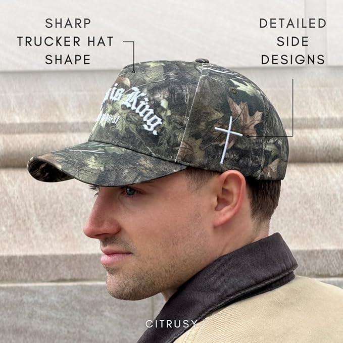 Vintage Faith & Forever Trucker Hat | Men & Women | Christian Cross Jesus Hats | Bachelorette Bride Hat | Cotton | Snapback