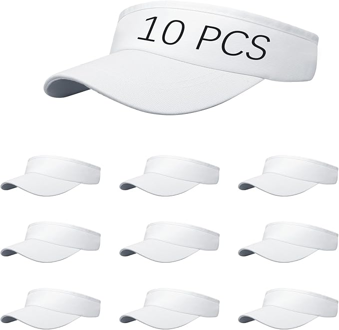 Adjustable Sport Sun Visor Hats Bulk Solid Color Blank Golf Cap Anti Ultraviolet for Beach Tennis Baseball