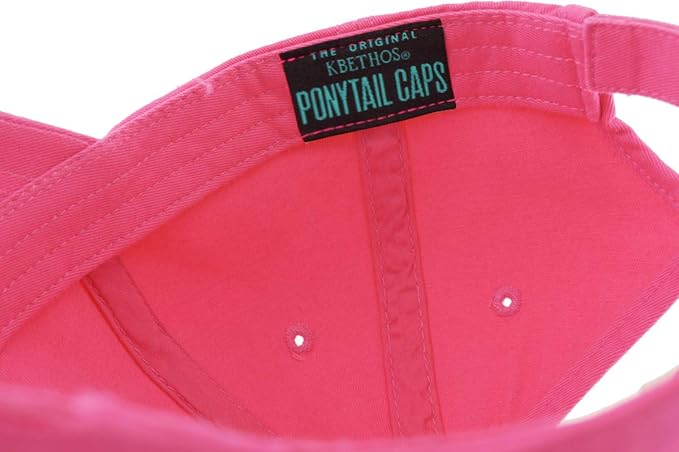 Classic Plain Ponytail Messy High Bun Headwear Adjustable Cotton Trucker Mesh Glitter Hat Baseball Cap