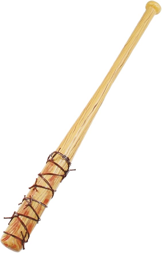 Barb Wire Baseball Bat Walking Zombie Apocalypse Weapon Toy Costume Accessory