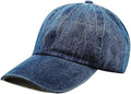 Cotton Baseball Cap Dad Hat – Washed Low Profile Adjustable Hat for Men Women Casual Outdoor Running Golf