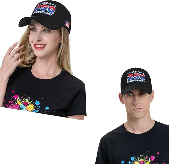 USA Flag Baseball Cap American Patriotic Trucker Hat Father Dad Mother Mom Adjustable Sportswear Hat for Men Women Adults