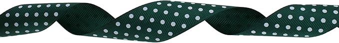 Polka Dot Grosgrain Ribbon 25 Yard Each Roll 100% Polyester - Image 2