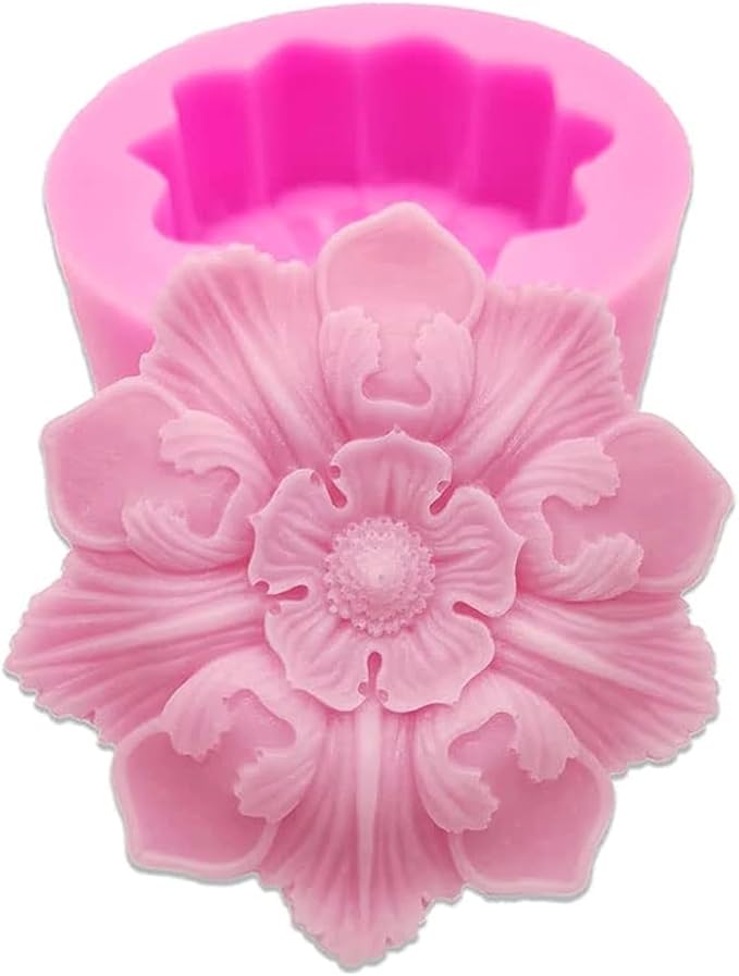 3D Silicone Soap Molds Flower Shape Silicone Mold by maruomiki