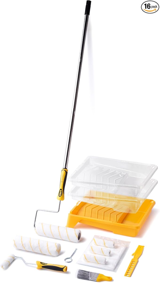 VOOMEY Paint Roller Kit with Extension Pole by VOOMEY
