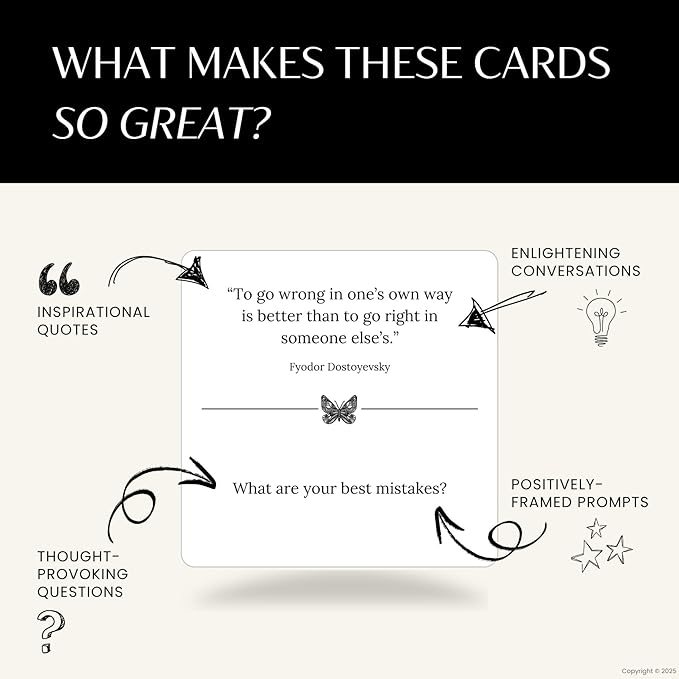 Conversation Cards – 54 Inspiring Quotes Paired - Image 2