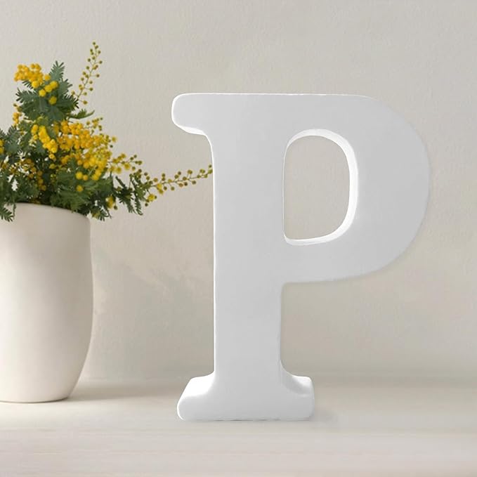 Wood Letters 4.3 Inch, Wooden Letters by UVEPBSMN