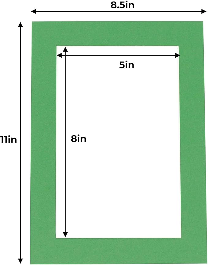 5.5x8.5 Mat for 8.5x11 Frame - Image 3