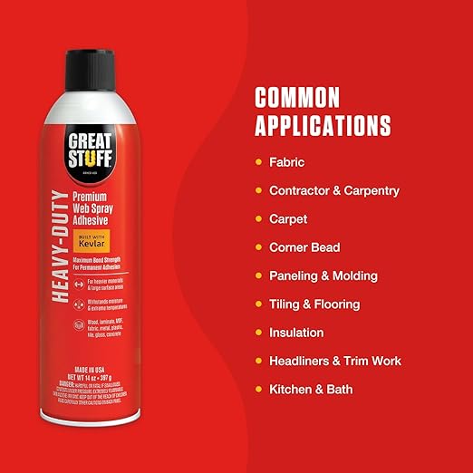 Great Stuff™ Heavy-Duty Web Adhesive - 14 oz - Aerosol - Image 4