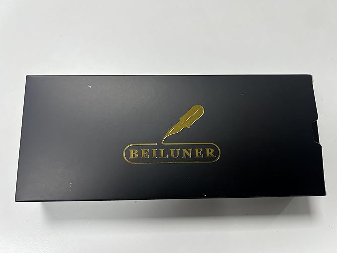 BEILUNER Silver Chrome Fountain Pen, Stunning Luxury - Image 10