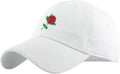 Rose Flowers Love Good Vibes Men Women Dad Hat Baseball Cap Adjustable Unisex