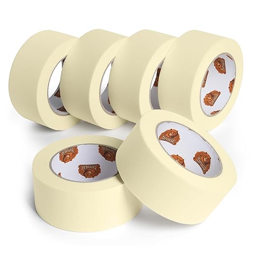 TAPEBEAR General Purpose Masking Tape 1.88 Inches x 60 Yards, DIY Arts Crafts by TAPEBEAR