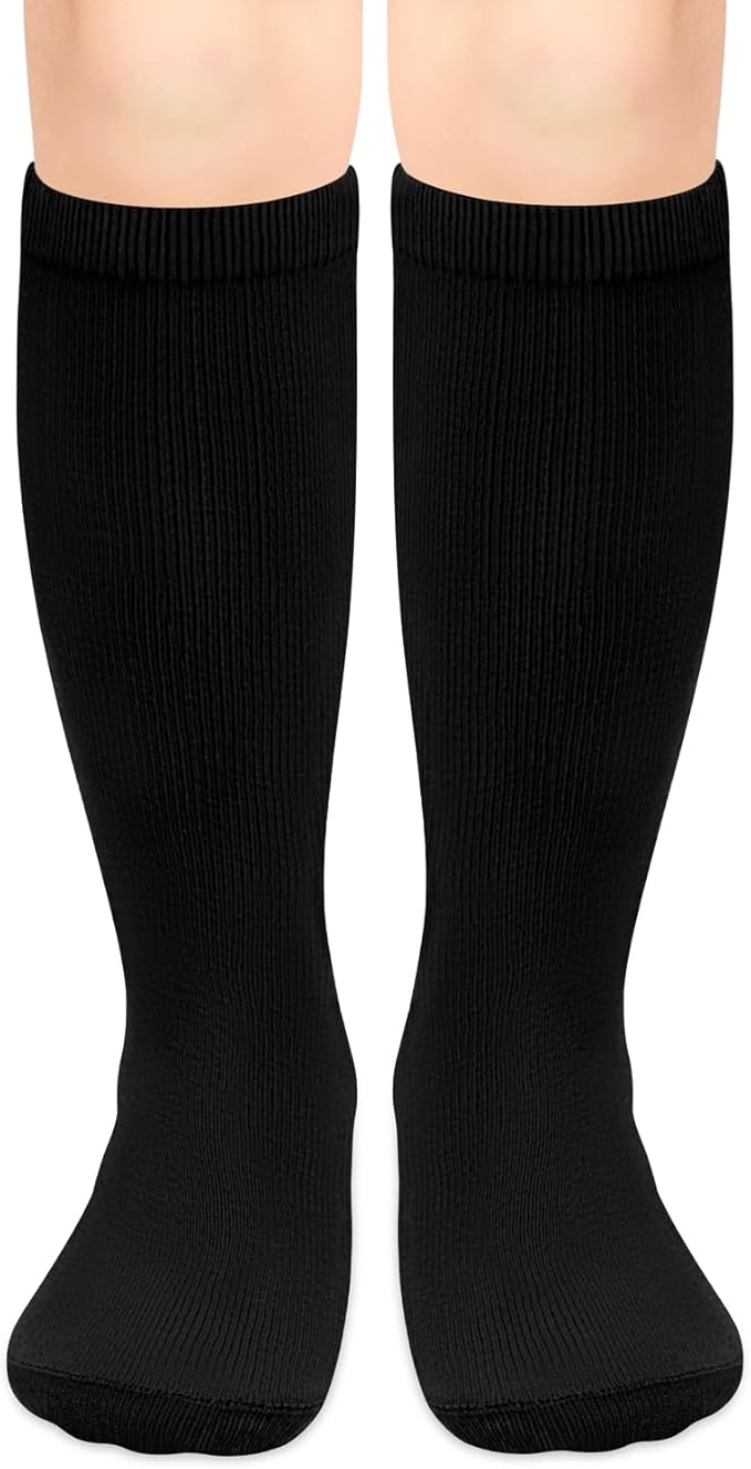 Olreco 1 Pack Toddler Kids Youth Soccer Socks Girls Boys Baseball Socks Youth Knee High Softball Football Accessories Cotton