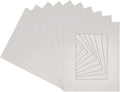 Pack of 25 Acid Free 8x10 Mats Bevel Cut by Poster+Palooza