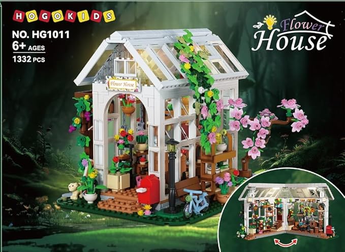 HOGOKIDS Flower House Building Set - Image 10