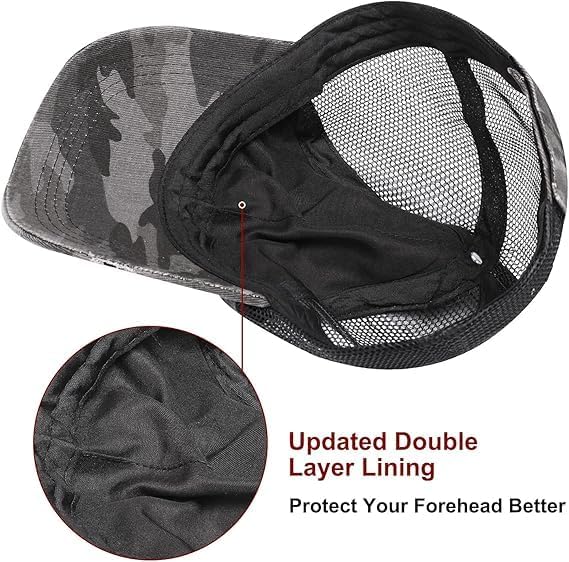Criss Cross Hat Washed Distressed Baseball Cap Ponytail Hat High Messy Bun Ponycap for Women