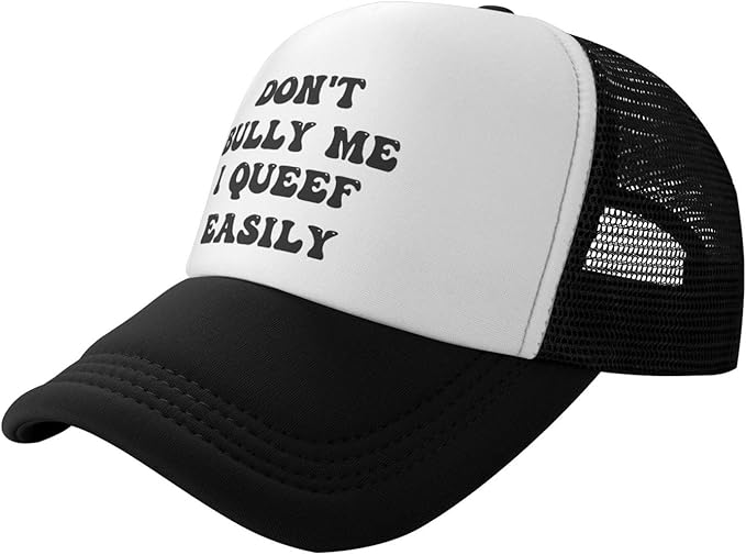 Funny Trucker Hat Funny Gag Gifts Snapback Hat for Adult Humor Fishing Cap Adjustable Mesh Sport Baseball Caps for Women Men
