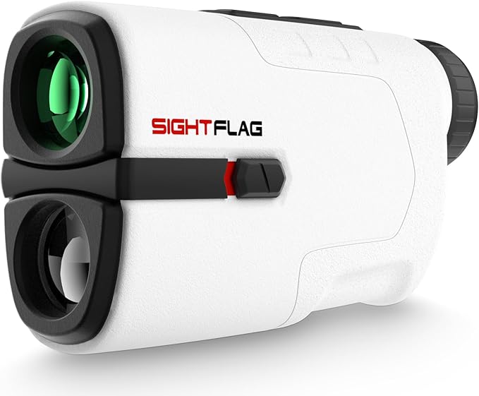 GF2-Golf Rangefinder with Slope and Pin Flagpole Lock Vibration, 1300 Yards Range Finder, External Slope Switch