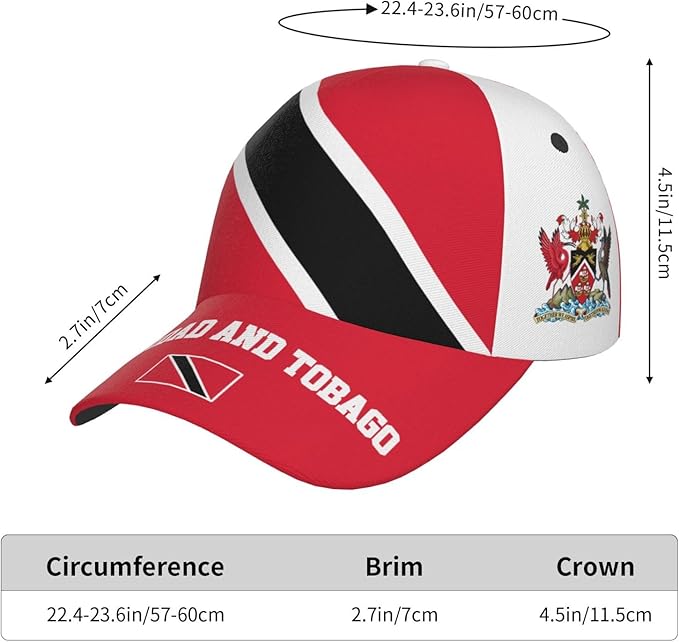 National Flags Baseball Cap for Men Women, Fashion Adjustable Sun Protection Visor Caps Trucker Hat Patriotic Caps