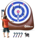 Swooc Games® - Bull Hawker™ | Giant Axe Darts w/ 15+ Games | Axe Throwing Game by SwoocGames