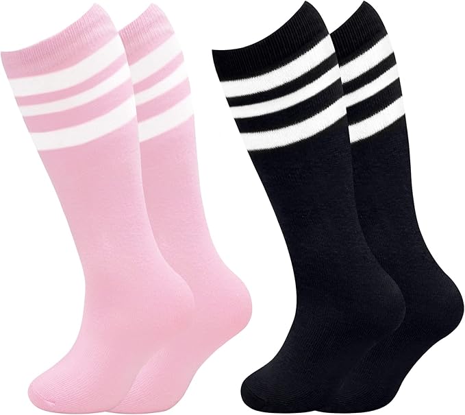 qikqik Toddler Soccer Socks Kids Soccer Socks Boys Baseball Sock Youth Football Sock Girls Softball Accessories Team Sports