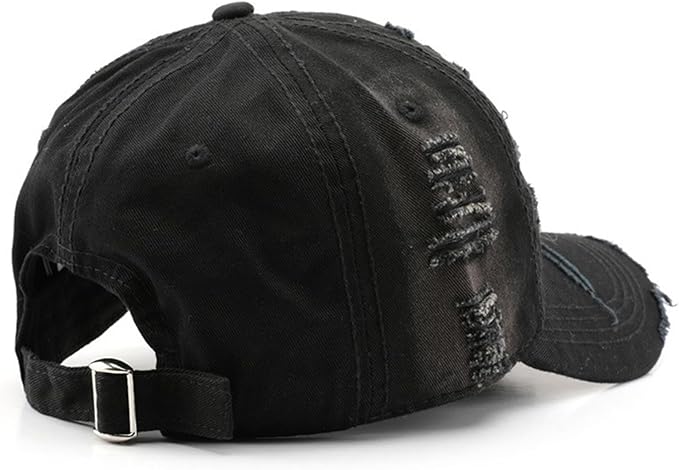 Trendy Original Washed Distressed Unstructured Baseball Cap Denim Cotton Soft Caps Adjustable Vintage Dad Hats Unisex