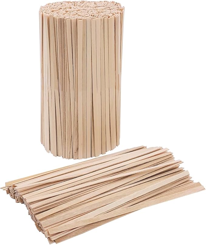 Wooden Coffee Stirrers, 1000 Disposable 5.5" Stir Sticks, - Image 3