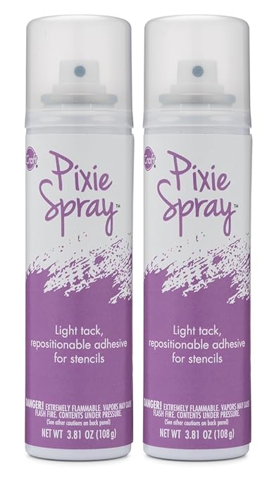 Pixie Spray Repositionable Stencil Adhesive, Low Tack - Image 4