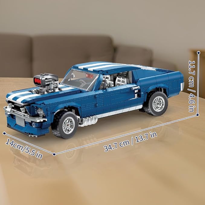 Sports GTRS Car Building Blocks Toys Boys or Adults Kits，1:10 MOC Building Set - Image 7