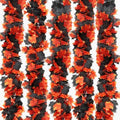 Joyhalo 5 Pack Fall Garland Black Leaves Garland for Autumn Halloween Decor