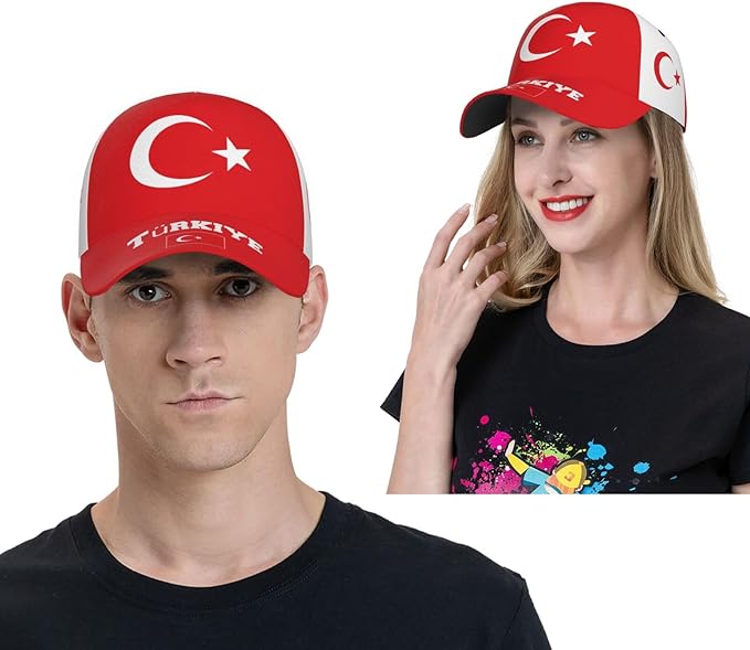 National Flags Baseball Cap for Men Women, Fashion Adjustable Sun Protection Visor Caps Trucker Hat Patriotic Caps