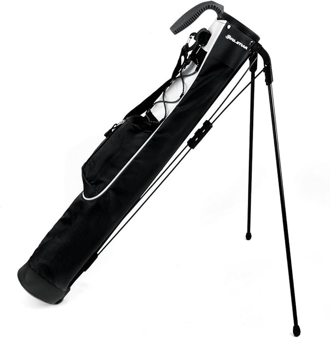 Orlimar Pitch ’n Putt Lightweight Sunday Golf Bag with Stand, Ultra-Light Carry Design, Two-Way Divider Top, Shoulder Strap, Compact Carry Golf Bag for Men & Women
