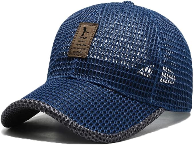 FASHIXD Summer Mesh Baseball Cap for Men Women Trucker Mesh Hat Baseball Hats Outdoor Sports Running hat