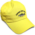 Custom Soft Baseball Hat Embroidered Dad Hat Fish Rainbow Trout Men & Ladies Baseball Cap Cotton
