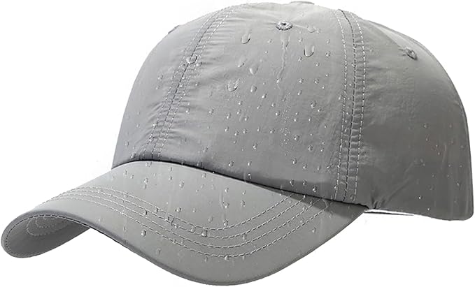 Malaxlx Waterproof Baseball Cap for Men Women Breathable UPF50+ Sport Outdoor Caps Quick Dry Adjustable Rain Hat