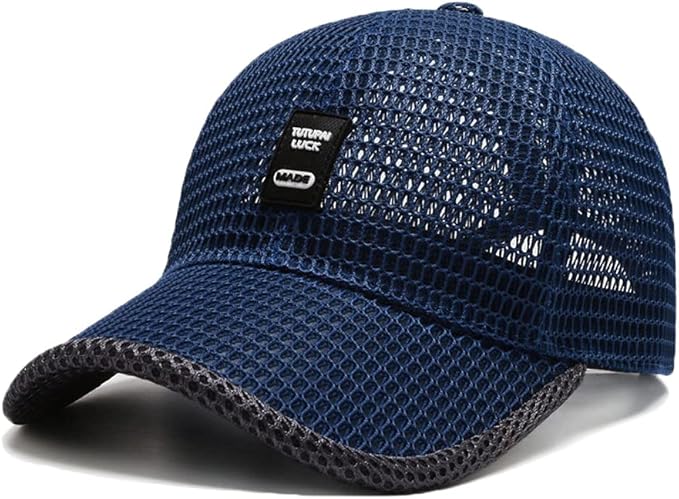 FASHIXD Summer Mesh Baseball Cap for Men Women Trucker Mesh Hat Baseball Hats Outdoor Sports Running hat