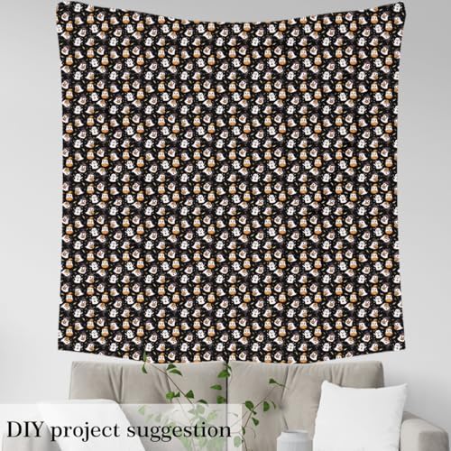 Feelyou Happy Halloween Fabric By The Yard 1 Yard