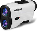 VCLPOWERW Golf Rangefinder with Slope, 1200 Yards Laser Range Finder for Golf & Hunting, 7X Magnification, Flag Lock Vibration, Rechargeable Battery, Magnetic Strip, Waterproof Golf Accessories