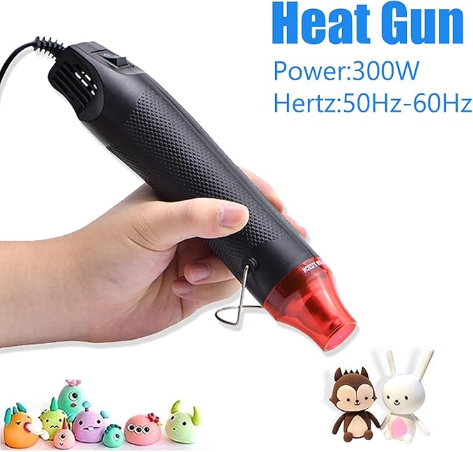 Heat Gun, Mini Hot Air Gun for DIY Crafts Portable Heat Air Gun Tool for - Image 5