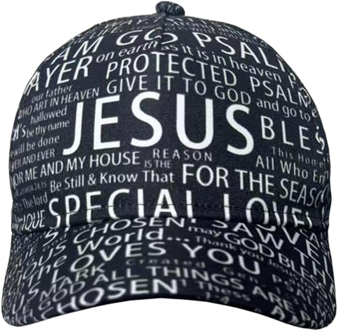 Jesus Baseball Cap Christian Trucker Hat Easter Hats Religion Snapback Cap Adjustable for Women Men