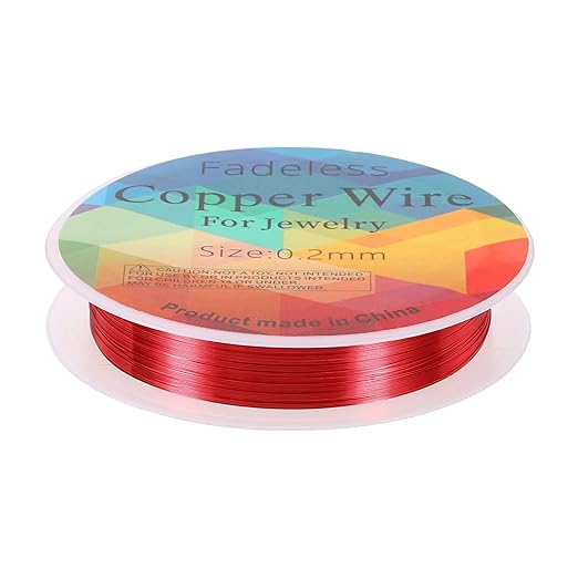 HARFINGTON 82ft Jewelry Wire, 32 Gauge Brass Craft Soft Metal Tarnish Resistant by HARFINGTON