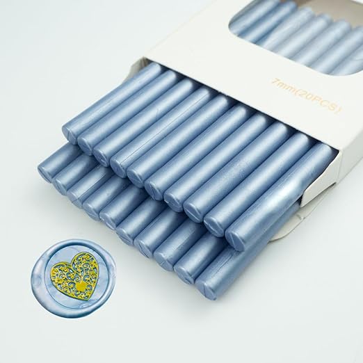 Wax Seal Stick, Ioggtser 20PCS Mini Glue Gun Wax Seal Stick by Ioggtser