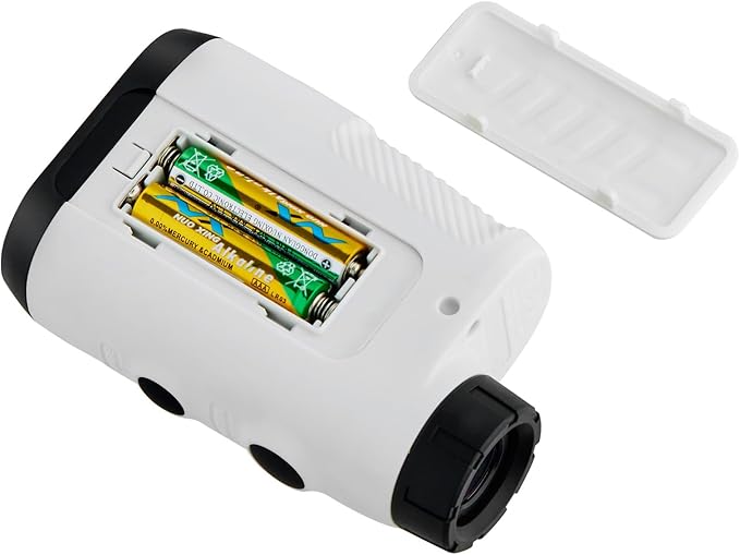VEVOR Golf Rangefinder, Laser Golfing Hunting Range Finder, 6X Magnification Distance Measuring, Golfing Accessory with High-Precision Flag Lock, Slope Switch, Continuous Scan, and Batteries