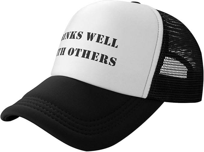 Funny Trucker Hat Funny Gag Gifts Snapback Hat for Adult Humor Fishing Cap Adjustable Mesh Sport Baseball Caps for Women Men