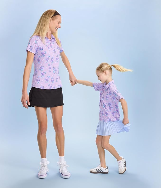Tipsy Elves Kids and Toddlers Golf Shirts - Athletic Comfort Fit with Quick Dry Material